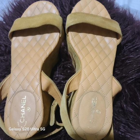 SALE- CHANEL Platform Sandals - Picture 2 of 5
